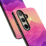Pastel Mountain Haze Vaporwave Art Tough Phone Case
