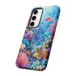 Underwater Coral Reef Phone Case | Colorful Tropical Fish Ocean Scene