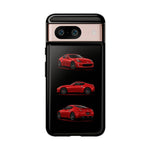 Red 370Z Sports Coupe Tough Phone Case for JDM Enthusiasts