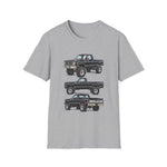 Black 1978 Chevy K10 Pickup T-Shirt | Classic Truck Illustration Tee