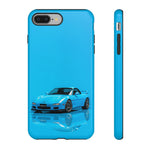 RX-7 Cyan Studio Phone Case Studio Color Match Car Art