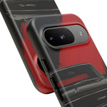 1968 Charger Triple Black Muscle Car Tough Phone Case