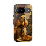 Poodle in Beret Phone Case | Vintage Paris Café Illustration