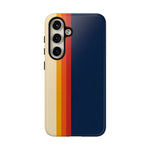 Retro Rainbow Stripe Phone Case | Tough Phone Case