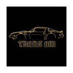 1977 Trans Am Poster Firebird Classic Muscle Car Wall Art Vintage Garage
