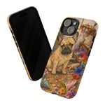 Guilty French Bulldog Phone Case, Confetti Watercolor Cover