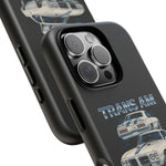1969 Trans Am White Blue Stripe Tough Phone Case Cover Gift