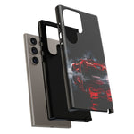 Z06 C8 Phone Case, Red Smoke Studio Reflection Cover