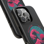 Great Dream Wave Circular Badge Vaporwave Phone Case – Japanese Aesthetic