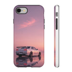 Silver Skyline R34 at Sunset Phone Case | Car Reflection Sky Case