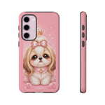 Shih Tzu Princess Kawaii Chibi Puppy Pet Dog Art Tough Phone Case