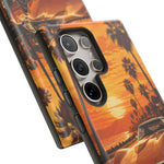 Orange Corvette C3 Stingray Sunset Palms Phone Case