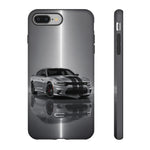 Silver Charger RT Phone Case, Classic Muscle Car Racing Stripe Cover