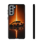Z06 C8 Phone Case, Orange Racing Livery Studio Cover