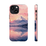Mount Fuji Dawn Reflection Art Tough Phone Case