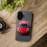 Red C8 Z06 Track Wing Tough Phone Case Cover Gift Art