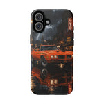 70 GTO Judge Phone Case, Rainy City Night Muscle Car Cover