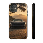 C4 ZR1 Corvette Phone Case, Black Misty Mountain Pass Cover