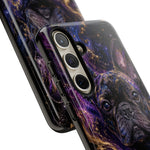 French Bulldog Galaxy Marble Art Tough Phone Case