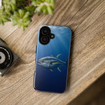 Yellowfin Tuna Phone Case, Deep Blue Water Tough Cover, Gift