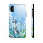 Copy of Silver Butterflies Tough Case | Blue Sky Water Droplets Phone Cover
