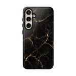 Black Gold Marble Pattern Phone Case | Tough Case