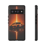 Z06 C8 Phone Case, Orange Racing Livery Studio Cover