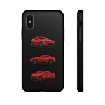 Red 370Z Sports Coupe Tough Phone Case for JDM Enthusiasts