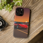 Red C4 ZR-1 King of the Hill Art Tough Phone Case