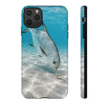 Permit Fishing Phone Case, Flats Fly Fishing Cover for Anglers