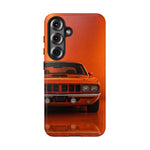 Orange Cuda Phone Case, 71 Classic Muscle Car Tough Cover