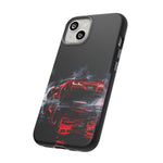 Z06 C8 Phone Case, Red Smoke Studio Reflection Cover