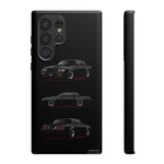 Black GNX Phone Case, Three-View Muscle Car Vector Tough Cover