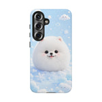 Samoyed Kawaii Snowball Chibi Pet Dog Breed Art Tough Phone Case