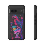 Neon Parrot Cocktails phone case | Tough Cases