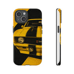 Z28 Yellow Camaro Retro Poster Tough Phone Case