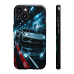 C8 Rain Tunnel Phone Case Racing Tough Case for Corvette Drivers