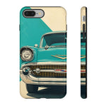 1957 Bel Air Turquoise Retro Tough Phone Case Classic Car Art Cover