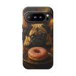 Pug Donut Dilemma Tough Phone Case