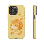 Orange Tabby Loaf Kawaii Chibi Pet Cat Art Tough Phone Case