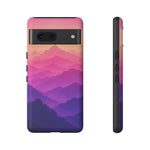 Pastel Mountain Haze Vaporwave Art Tough Phone Case