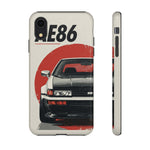 Panda AE86 Retro JDM Car Art Tough Phone Case