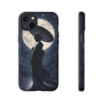 Geisha Parasol Moonlight Art Tough Phone Case