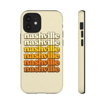 Nashville Retro Stack phone case | Tough Cover
