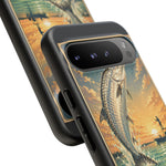 Tarpon Fishing Phone Case Saltwater Angler Tough Cover Gift