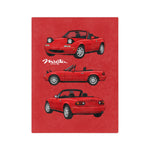 1990 Miata MX-5 Red Microfiber Throw Blanket JDM Roadster Gift