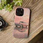 1957 Chevy Bel Air Blush Cream Tough Phone Case for Classic Car Fans