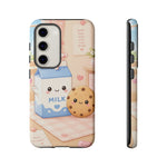 Milk Cookie Phone Case Cute Food Kawaii Tough Cover Gift Art