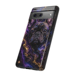French Bulldog Galaxy Marble Art Tough Phone Case
