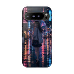 Lofi Anime Rain Street Art Tough Phone Case